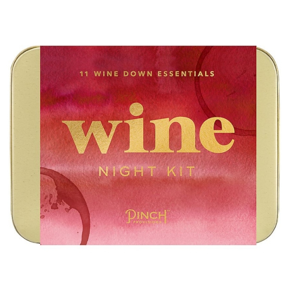 Pinch Provisions Wine Night Kit Novelty Fun Gift Set 11 Wine Down Essentials NWT